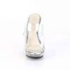 Fabulicious - LIP102 Mules à talon - Transparent/Couleur argent Product image